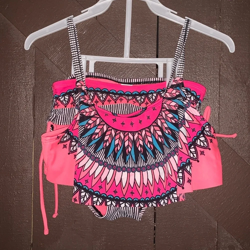 Justice- girls 2 piece bathing suit
